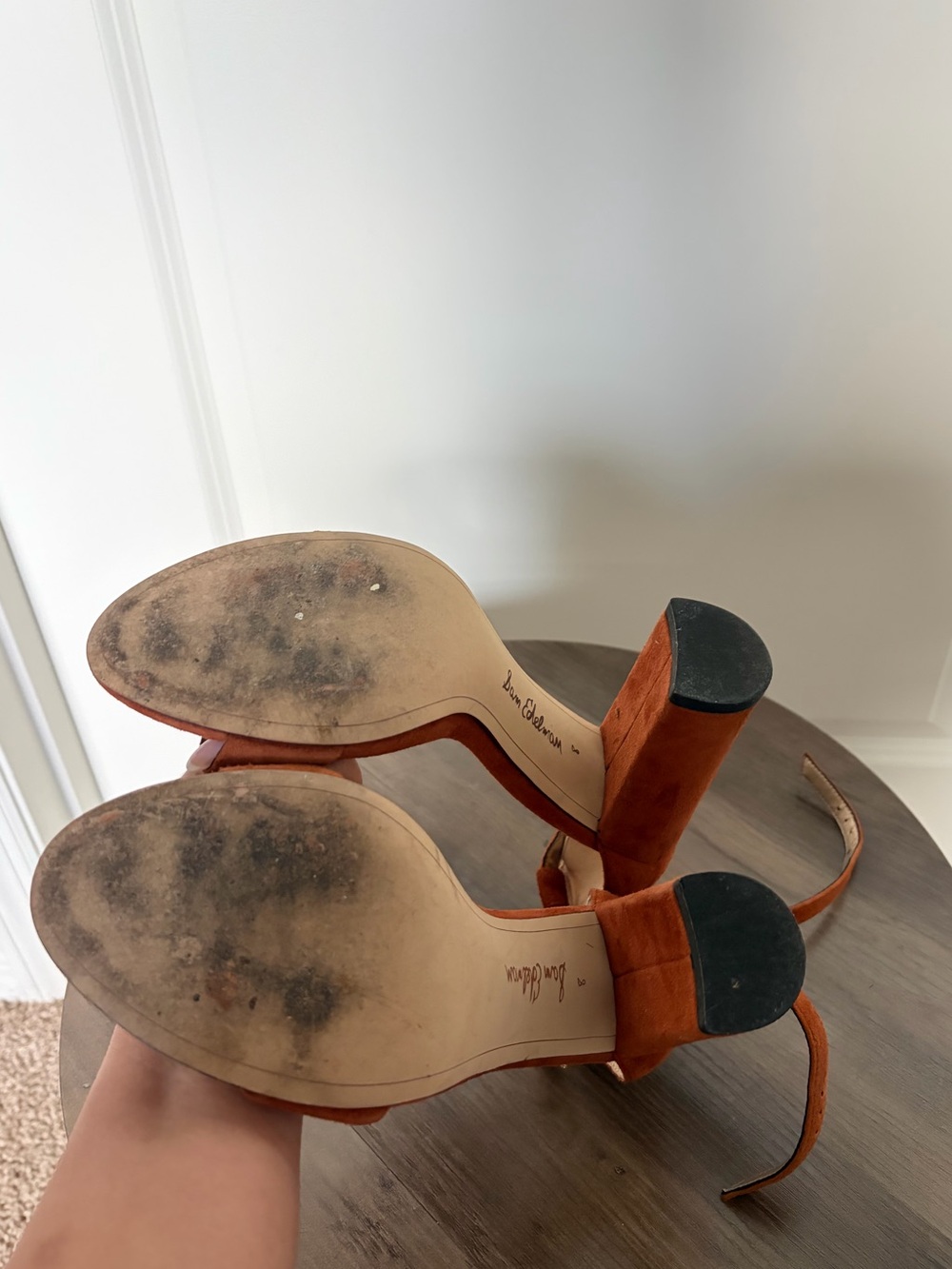 Sam Edelman Yaro Suede Block Heels - Picture 5 of 6